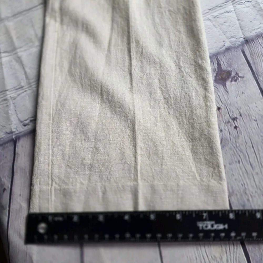 Perry Ellis NWT Beige Linen Blend Pants Size 32x32